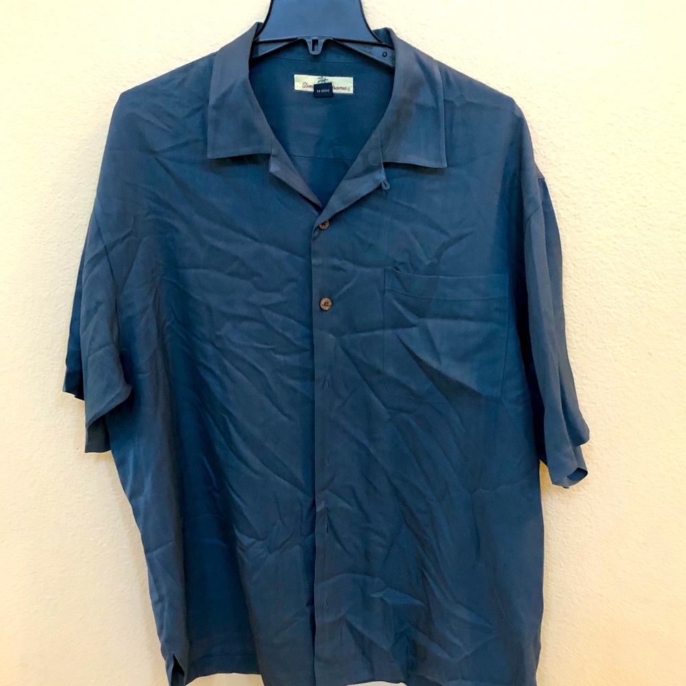 Tommy Bahama 100% Silk Button Down